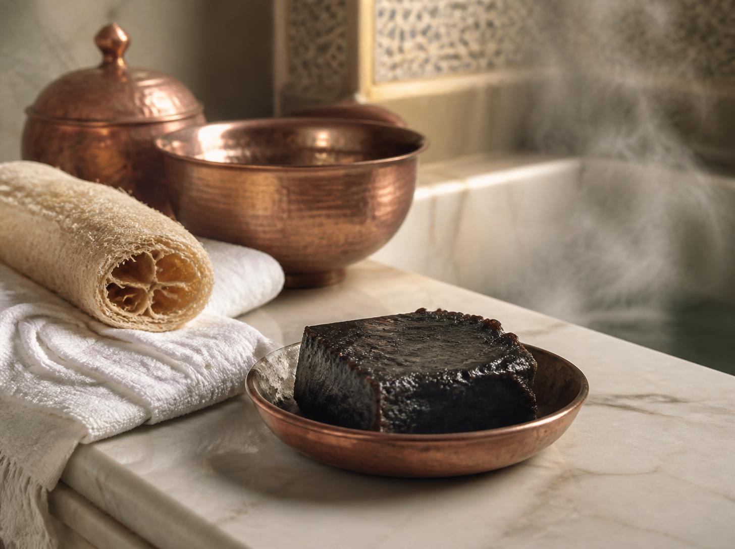 Moroccan bath with body shaving
